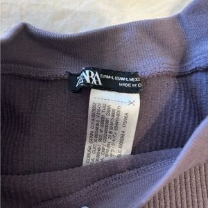 purple cropped t-shirt